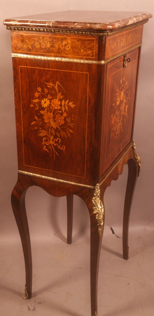 A SUPER QUALITY FRENCH SECRETAIR CABINET ROSEWOOD - ADDITIONAL PHOTO 1