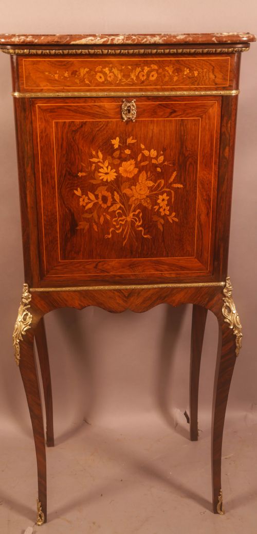 A SUPER QUALITY FRENCH SECRETAIR CABINET ROSEWOOD - ADDITIONAL PHOTO 7