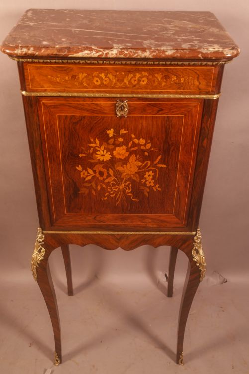 A SUPER QUALITY FRENCH SECRETAIR CABINET ROSEWOOD - ADDITIONAL PHOTO 9