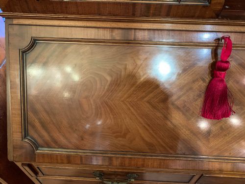 A SUPER QUALITY WRITING DESK AND BOOKCASE BY WARING AND GILLOW - ADDITIONAL PHOTO 10