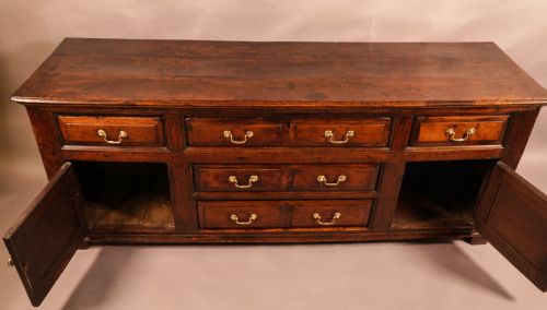 A GEORGIAN SERVING DRESSER IN OAK - ADDITIONAL PHOTO 4