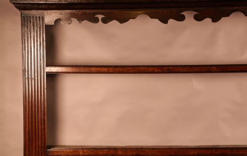 A SUPERB GEORGIAN WELSH DRESSER IN OAK - ADDITIONAL PHOTO 8