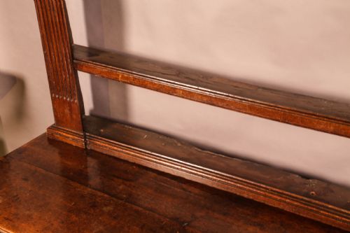 A SUPERB GEORGIAN WELSH DRESSER IN OAK - ADDITIONAL PHOTO 13