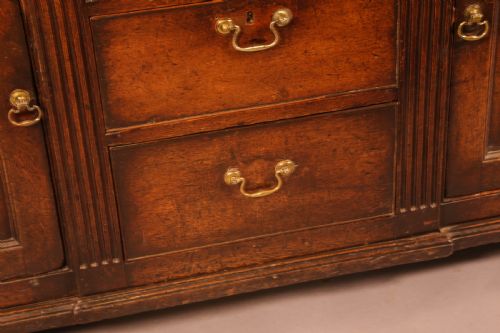 A SUPERB GEORGIAN WELSH DRESSER IN OAK - ADDITIONAL PHOTO 14