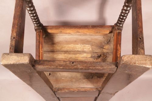 A SUPER 17TH CENTURY WAINSCOTT CHAIR CARVING FANTASTIC - ADDITIONAL PHOTO 2