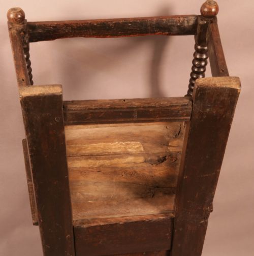 A SUPER 17TH CENTURY WAINSCOTT CHAIR CARVING FANTASTIC - ADDITIONAL PHOTO 3