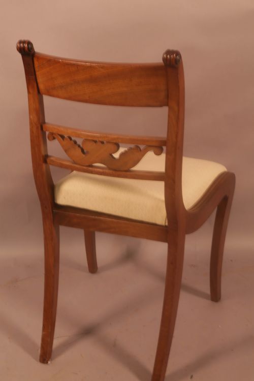 A SUPERB SET OF 8 REGENCY DINING CHAIRS SABRE LEG - ADDITIONAL PHOTO 7