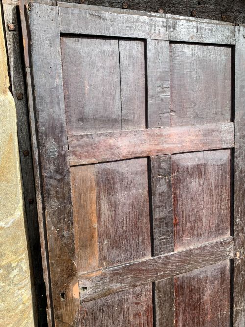 A GOOD 17TH CENTURY OAK DOOR YORK MINSTER - ADDITIONAL PHOTO 5
