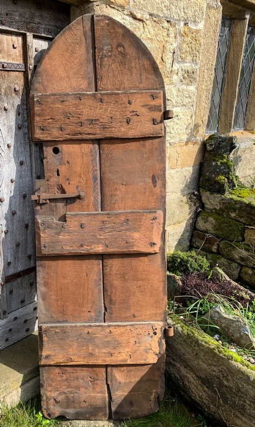 A FANTASTIC 17TH CENTURY OAK DOOR GOTHIC YORK MINSTER - ADDITIONAL PHOTO 5
