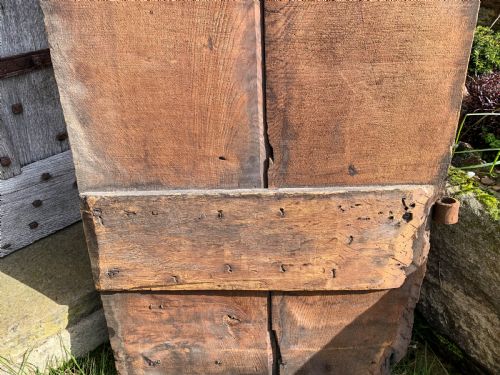 A FANTASTIC 17TH CENTURY OAK DOOR GOTHIC YORK MINSTER - ADDITIONAL PHOTO 10