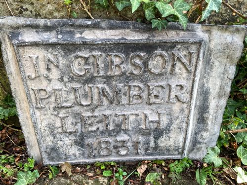 a lead plaque dated 1831 york minster - CATEGORY: ANTIQUE MISCELLANEOUS - DATED 19TH CENTURY