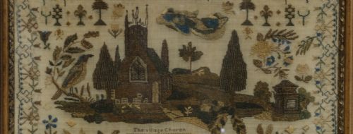 A FINE AND DETAILED SAMPLER EMMA MANWARING 1834 - ADDITIONAL PHOTO 10