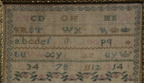 A 19TH CENTURY SAMPLER NO NAME - ADDITIONAL PHOTO 1