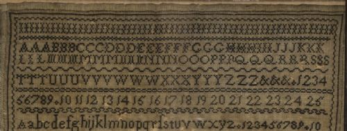 ON EDUCATION A SAMPLER BY ELEANOR GRADY 1820 - ADDITIONAL PHOTO 4