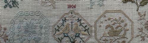 AN ACKWORTH SCHOOL QUAKER SAMPLER ELIZA PAUL 1806 - ADDITIONAL PHOTO 2