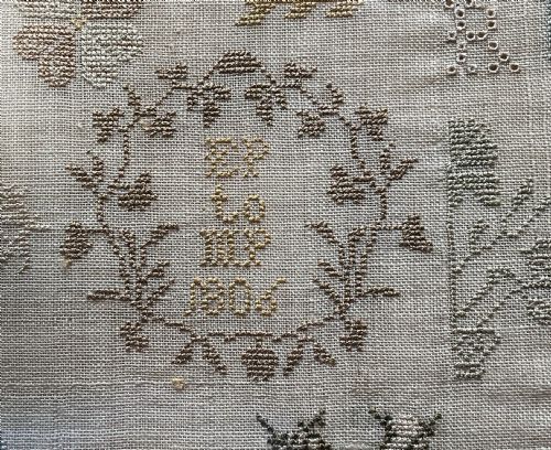 AN ACKWORTH SCHOOL QUAKER SAMPLER ELIZA PAUL 1806 - ADDITIONAL PHOTO 4