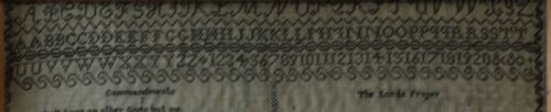 THE COMMANDMENTS A SAMPLER BY JANE PATTINSON 1827 - ADDITIONAL PHOTO 8