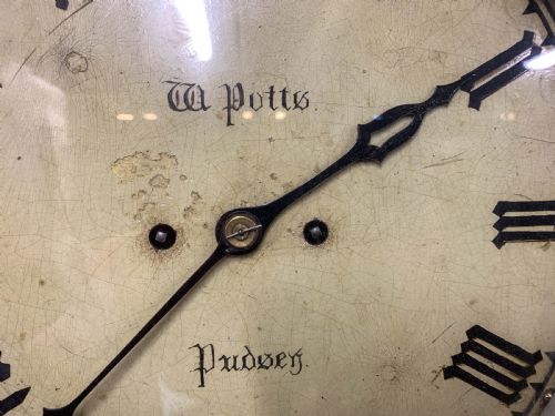 A RARE TAVERN CLOCK BY WILLIAM POTTS OF PUDSEY LEEDS - ADDITIONAL PHOTO 7