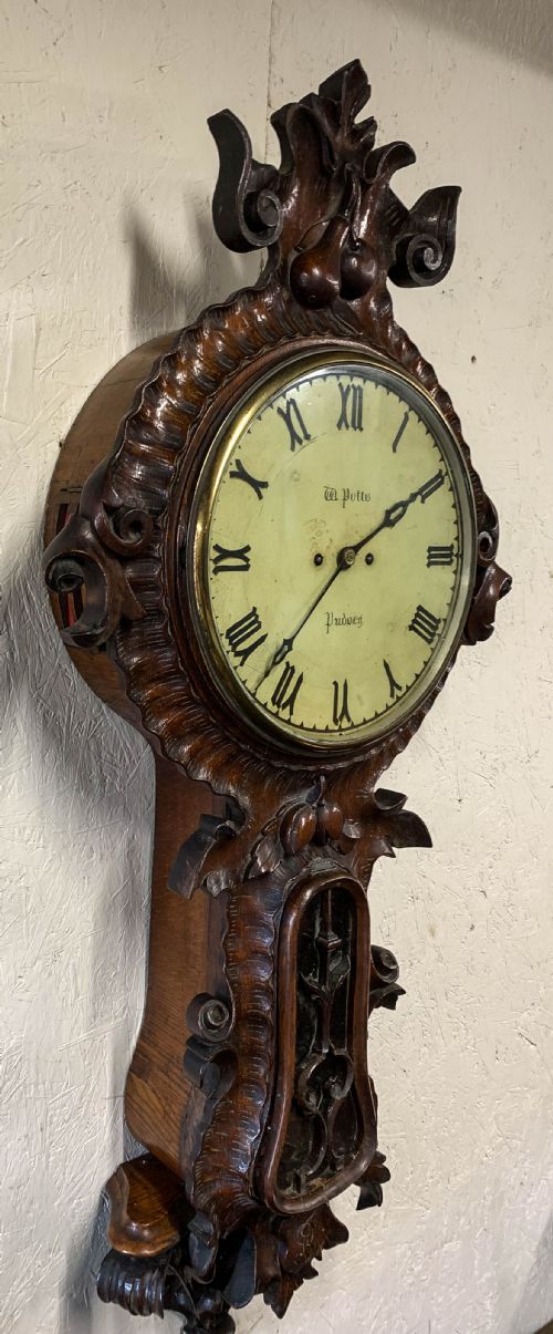 A RARE TAVERN CLOCK BY WILLIAM POTTS OF PUDSEY LEEDS - ADDITIONAL PHOTO 9
