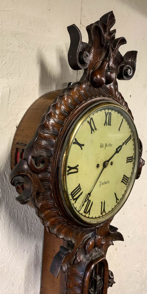 A RARE TAVERN CLOCK BY WILLIAM POTTS OF PUDSEY LEEDS - ADDITIONAL PHOTO 11