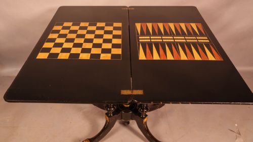 super quality games table c 1850 - CATEGORY: ANTIQUE  - DATED VICTORIAN