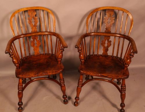 A MATCHING SET OF 6 WINDSOR CHAIRS - ADDITIONAL PHOTO 5