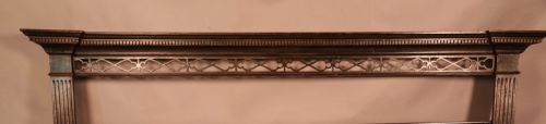 A LARGE GEORGIAN OAK PLATE RACK - ADDITIONAL PHOTO 4