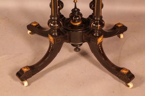 A GOOD VICTORIAN GAMES TABLE - ADDITIONAL PHOTO 2