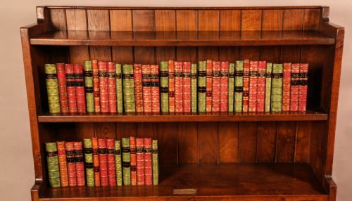 A GOOD AESTHETIC MOVEMENT OPEN BOOKCASE - ADDITIONAL PHOTO 4