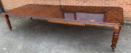 A SUPER EARLY VICTORIAN EXTENDING DINING TABLE - ADDITIONAL PHOTO 15