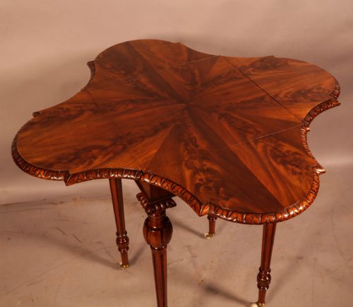 A GOOD OCCAISIONAL DROP FLAP TABLE - ADDITIONAL PHOTO 4