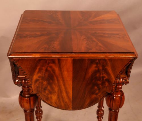 A GOOD OCCAISIONAL DROP FLAP TABLE - ADDITIONAL PHOTO 6
