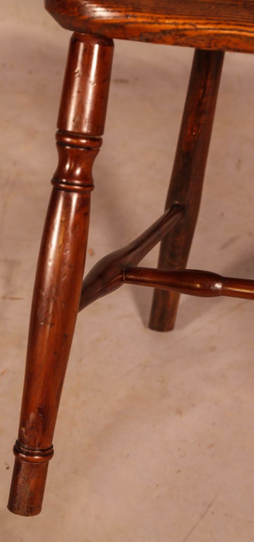 A RARE YEW WOOD WINDSOR CHAIR BY AMOS GRANTHAM - ADDITIONAL PHOTO 14