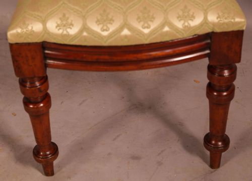 A RARE SET OF 18 VICTORIAN SPEAR POINT DINING CHAIRS - ADDITIONAL PHOTO 5