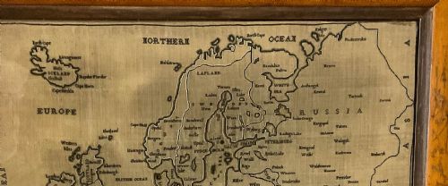 A VERY GOOD MAP SAMPLER C 1840 - ADDITIONAL PHOTO 2