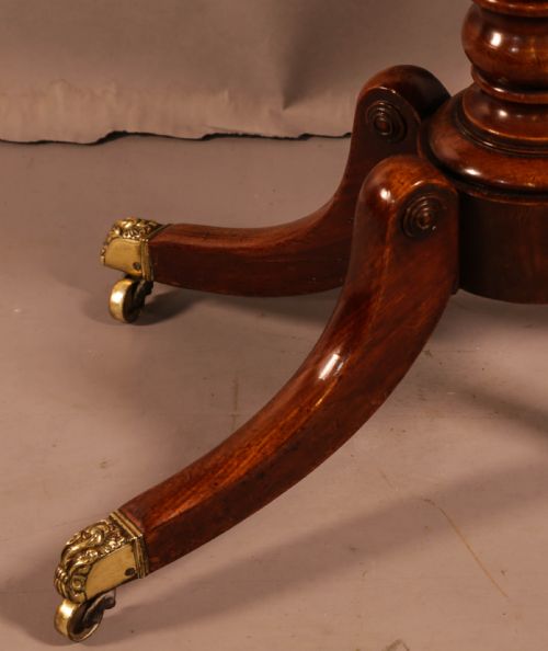 A GEORGIAN MAHOGANY GAMES TABLE - ADDITIONAL PHOTO 3