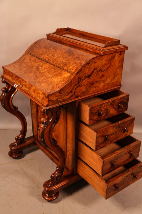 A VERY GOOD JACK IN A BOX DAVENPORT DESK - ADDITIONAL PHOTO 2