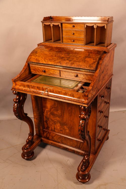 A VERY GOOD JACK IN A BOX DAVENPORT DESK - ADDITIONAL PHOTO 3