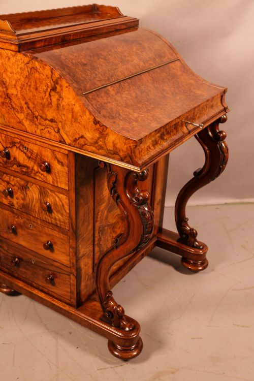 A VERY GOOD JACK IN A BOX DAVENPORT DESK - ADDITIONAL PHOTO 12