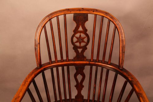 A SUPER THAMES VALLEY YEW WINDSOR CHAIR - ADDITIONAL PHOTO 7