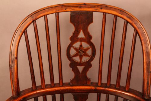 A SUPER THAMES VALLEY YEW WINDSOR CHAIR - ADDITIONAL PHOTO 8