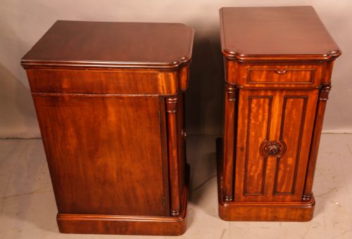 FANTASTIC PAIR OF VICTORIAN BEDSIDE CHESTS - ADDITIONAL PHOTO 5