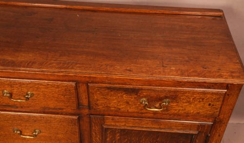 A GEORGIAN SERVING DRESSER IN OAK - ADDITIONAL PHOTO 5