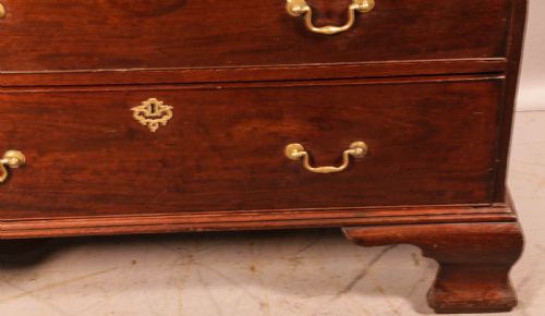 A GOOD 18TH CENTURY CHEST ON CHEST - ADDITIONAL PHOTO 8