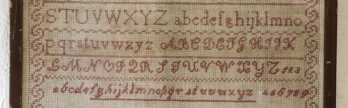 A NEEDLEWORK SAMPLER BY DIANA WOOD OF WHITBY - ADDITIONAL PHOTO 2