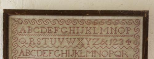 A NEEDLEWORK SAMPLER BY DIANA WOOD OF WHITBY - ADDITIONAL PHOTO 4