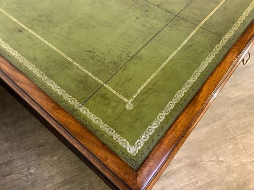 A SUPER VICTORIAN MAHOGANY PARTNERS DESK - ADDITIONAL PHOTO 8