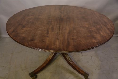 a rare georgian circular top dining table in mahogany - CATEGORY: ANTIQUE TABLES - DATED 18TH CENTURY
