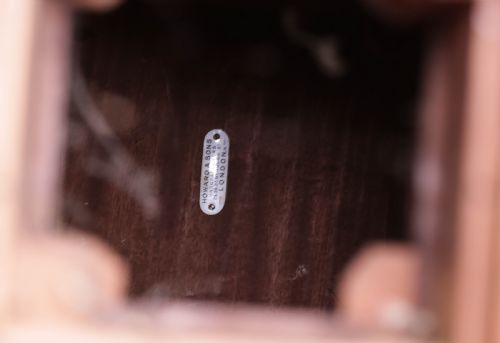AN EXTREEMLY RARE COLUMN BY HOWARD AND SON BERNERS LONDON - ADDITIONAL PHOTO 4