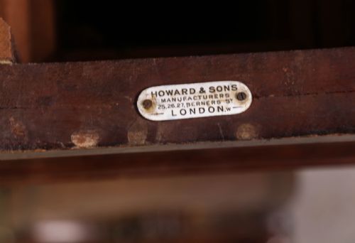 AN EXTREEMLY RARE COLUMN BY HOWARD AND SON BERNERS LONDON - ADDITIONAL PHOTO 6